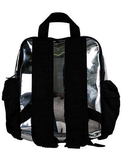 Серебристый рюкзак DKNY - 1504508180527 - Фото 4