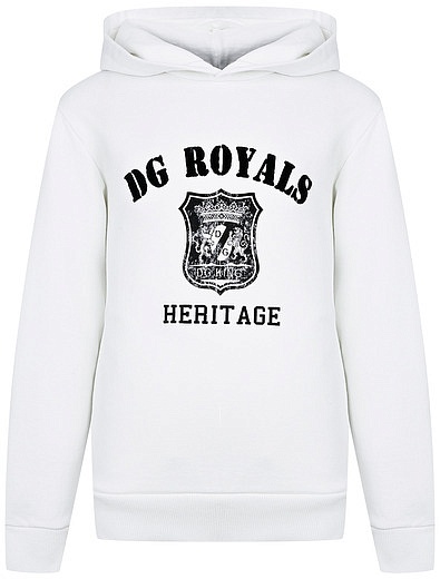 Худи с принтом DG Royals Dolce & Gabbana - 0091219070267 - Фото 1