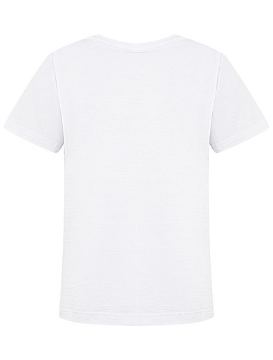Белая футболка с логотипом GIVENCHY - 1134529173231 - Фото 2
