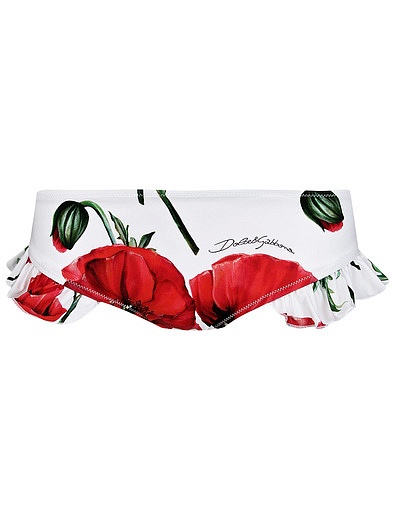 Раздельный купальник с маками Dolce & Gabbana - 0884509370525 - Фото 5