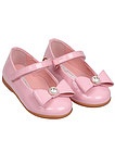 Розовые балетки из лакированной кожи - 2012609070023