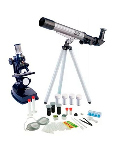 Игровой набор телескоп+микроскоп EDU-TOYS - 7131429980062 - Фото 1