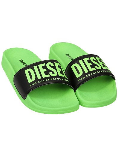 Шлепанцы пляжные с логотипом Diesel - 2284529170217 - Фото 1