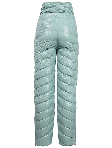 Голубые утепленные брюки NAUMI - 1601509980115 - Фото 2