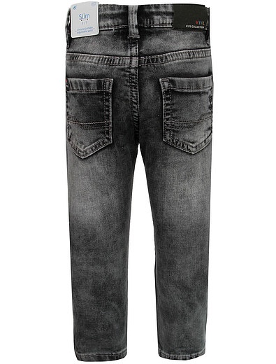 Серые джинсы с потертостями Mayoral - 1164529180465 - Фото 2