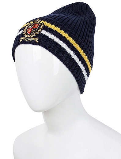 Шерстяная шапка с гербом Dolce & Gabbana - 1354519180012 - Фото 3