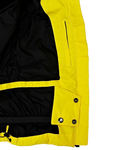 Жёлтая куртка со съемным капюшоном POIVRE BLANC - 1074519285905 - Фото 5