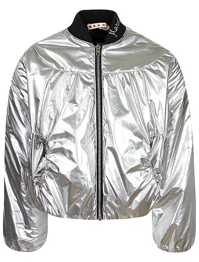 Серебрянная куртка Marni - 1074509381501 - Фото 1