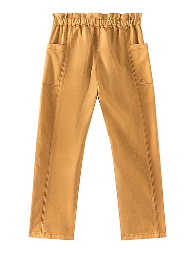 Оранжевые хлопковые брюки Bonpoint - 1084509182077 - Фото 2