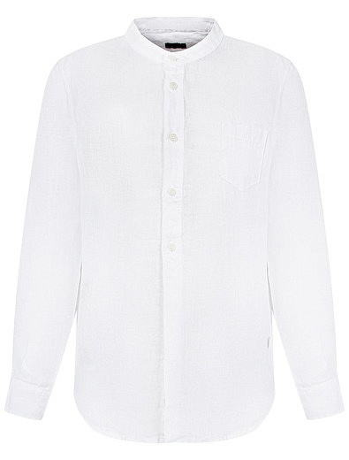 Белая рубашка из льна Il Gufo - 1014519170474 - Фото 1