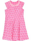 розовое Платье с декором на воротнике - 1052609570117