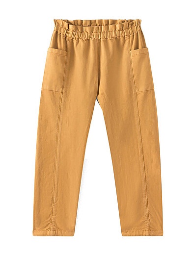 Оранжевые хлопковые брюки Bonpoint - 1084509182077 - Фото 1