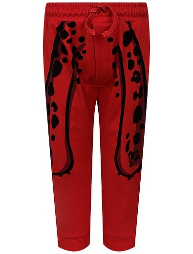 спортивные брюки с рисунком Dolce & Gabbana - 4244519270066 - Фото 1