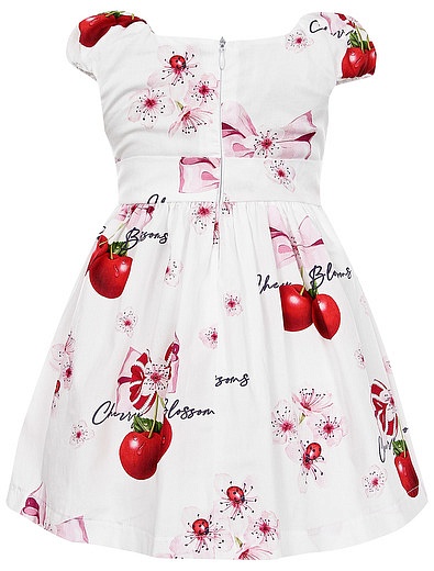 Платье с пышной юбкой и принтом вишни Balloon Chic - 1054709272496 - Фото 2