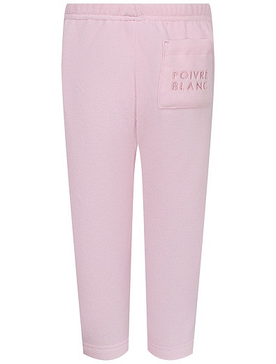 Нежно-розовые спортивные брюки из флиса POIVRE BLANC - 4244529182304 - Фото 2