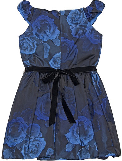 Платье с голубыми розами и поясом из камней David Charles - 1051409580029 - Фото 3