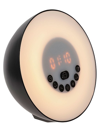 Чёрная лампа-колонка dreamTime для пробуждения светом и музыкой Indivo - 5344528280014 - Фото 1