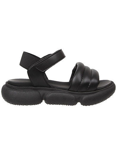 Черные сандалии на липучках JARRETT - 2074509172245 - Фото 2