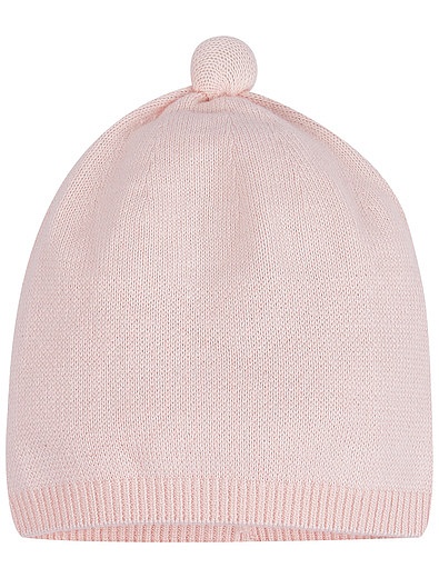 Розовая шапка из хлопка Mayoral - 1354509181555 - Фото 1