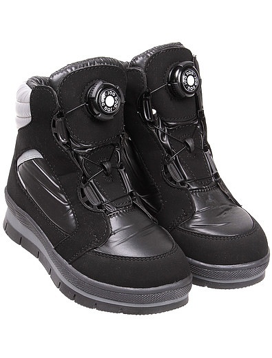 Черные ботинки на утяжке Jog Dog - 2031119880564 - Фото 1