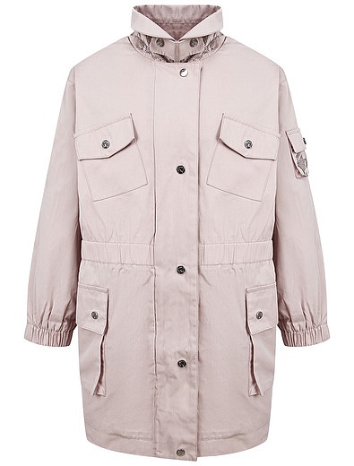 Розовая куртка с накладными карманами NAUMI - 1074509870012 - Фото 1