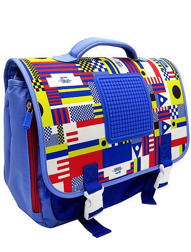 Разноцветный школьный ранец с пиксельной панелью Upixel - 1674518080015 - Фото 4
