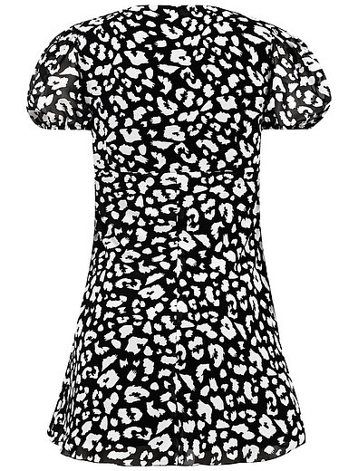 Платье с черно-белым леопардовым принтом Botrois - 1054709273219 - Фото 5
