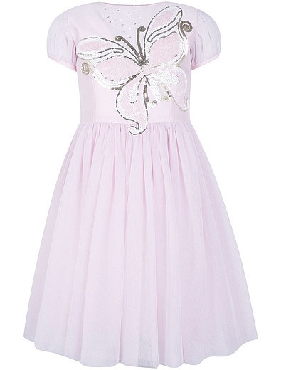 Платье с бабочкой из пайеток Lesy - 1052609870170 - Фото 1