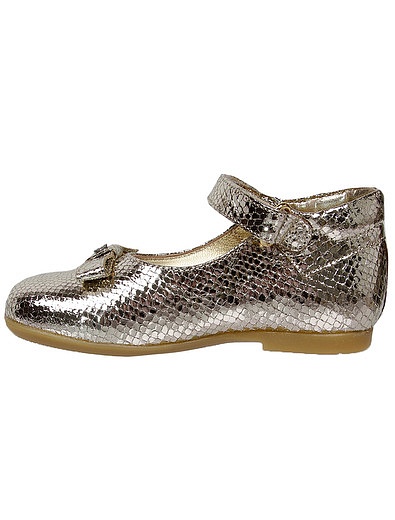 Золотые туфли с бантиками Missouri - 2014509070011 - Фото 3