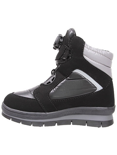Черные ботинки на утяжке Jog Dog - 2031119880564 - Фото 3