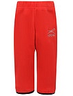 Красные флисовые спортивные брюки - 4241319980010