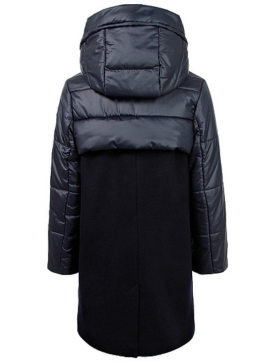 Комбинированное пальто на молнии SILVER SPOON - 1124509280905 - Фото 9