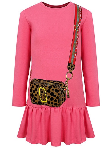 Розовое платье с принтом сумочка Marc Jacobs - 1054509185941 - Фото 1