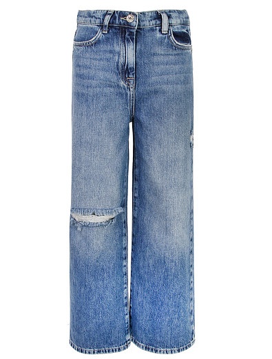 Широкие джинсы с потёртостями Patrizia Pepe - 1164509372415 - Фото 1