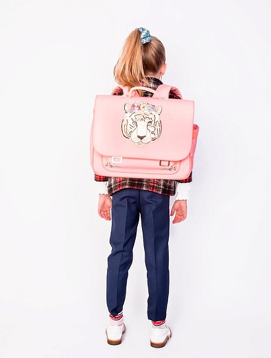 розовый Портфель тигр Midi Jeune Premier - 1674508180046 - Фото 2