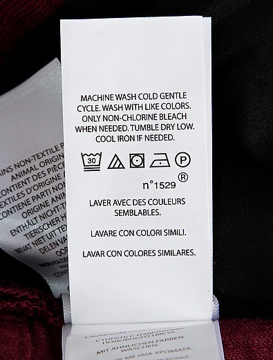 Бордовые вельветовые брюки Ralph Lauren - 1084519085085 - Фото 3