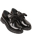 Черные полуботинки на шнуровке - 2034509180398