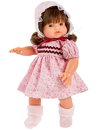 Кукла Эмма в розовом платье с чепчиком 36 см ASI - 7132600980314 - Фото 1