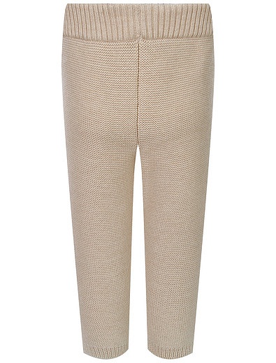 Бежевые брюки из шерсти Dolce & Gabbana - 1084529280050 - Фото 2