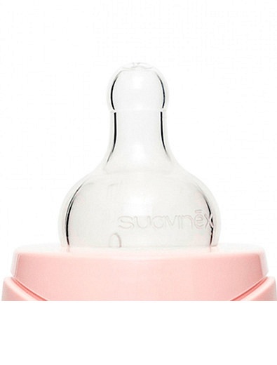 Бутылочка 360мл с круглой силикиновой соской (3 позиции) Suavinex - 5114520170145 - Фото 2
