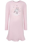 Розовая ночная рубашка с мишкой - 3342609980343