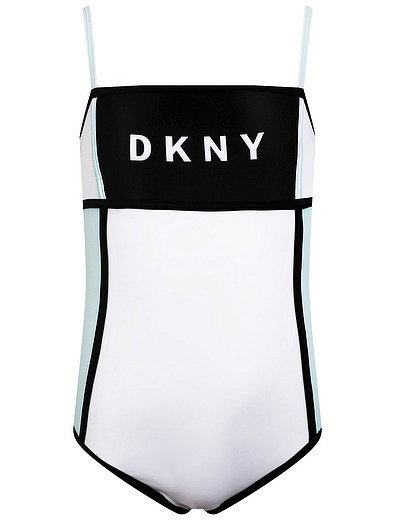 Слитный купальник с логотипом DKNY - 0884509174369 - Фото 1
