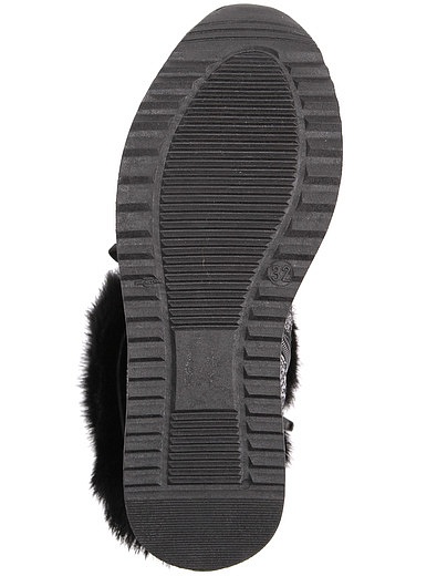Ботинки с глиттером на шнуровке Missouri - 2031109880536 - Фото 5