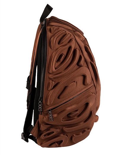Рюкзак кофейного цвета с объемным узором 44х30 MUI-MaxItUP - 1504520280311 - Фото 4