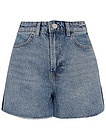 Короткие джинсовые шорты - 1414509372039
