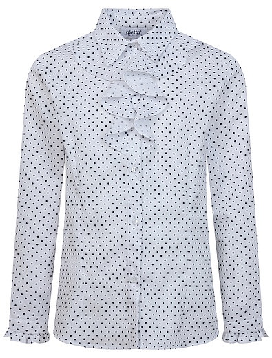 Блуза в мелкий горошек Aletta - 1034509081559 - Фото 2