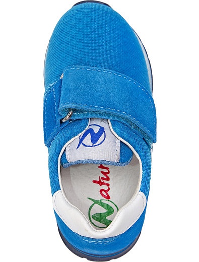 Синие кроссовки на липучках Naturino - 2100319770026 - Фото 4