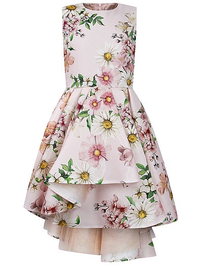 Асимметричное платье с цветочным принтом EIRENE - 1054509179278 - Фото 1