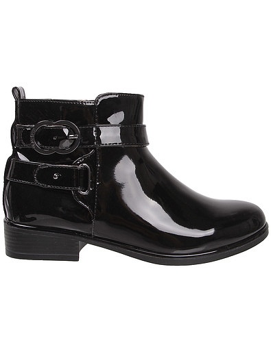 Лаковые черные ботинки Mayoral - 2031108980169 - Фото 2