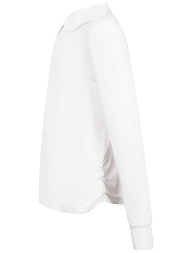 Белая блуза со сборками по бокам TRE API - 1034509382809 - Фото 2